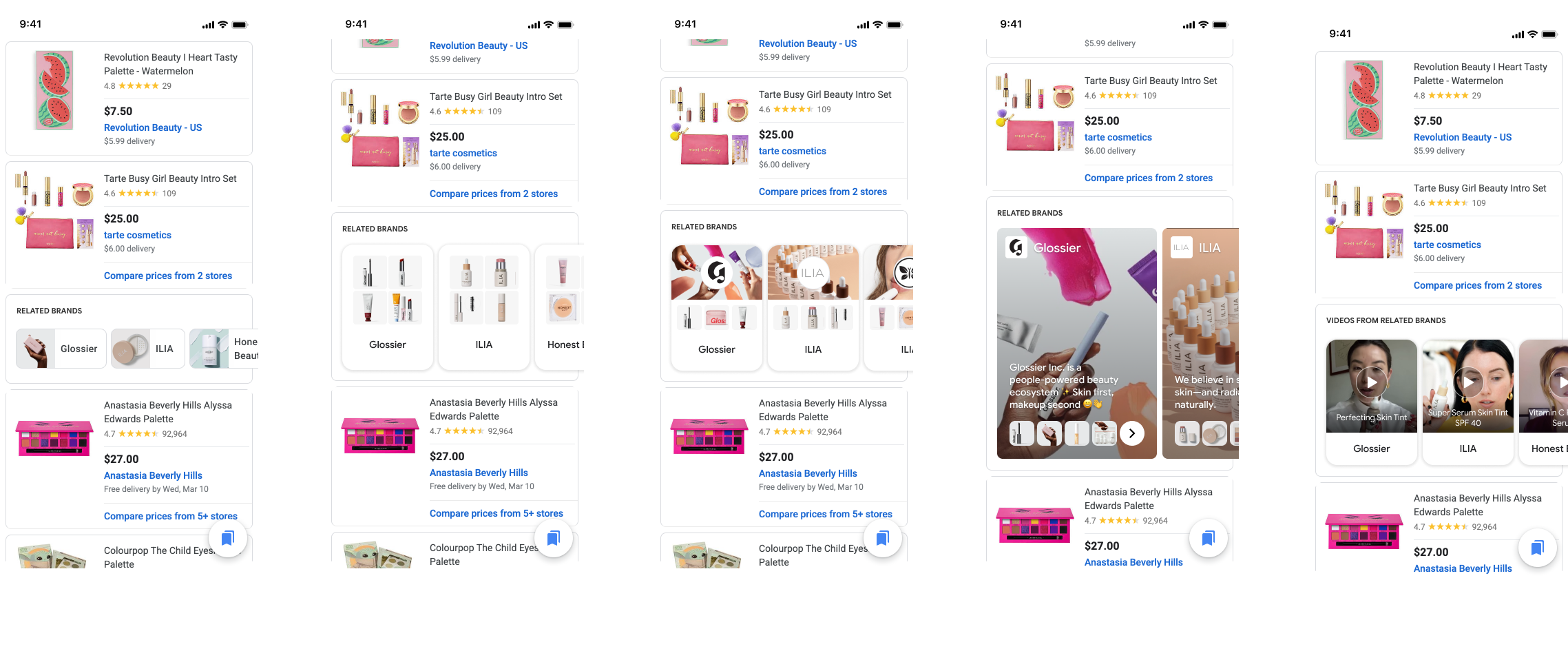 Brand Stores categorical concepts